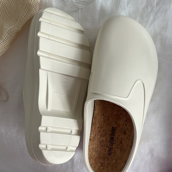 Aime Leon Dore garden mule in pristine white - Picture 2 of 6